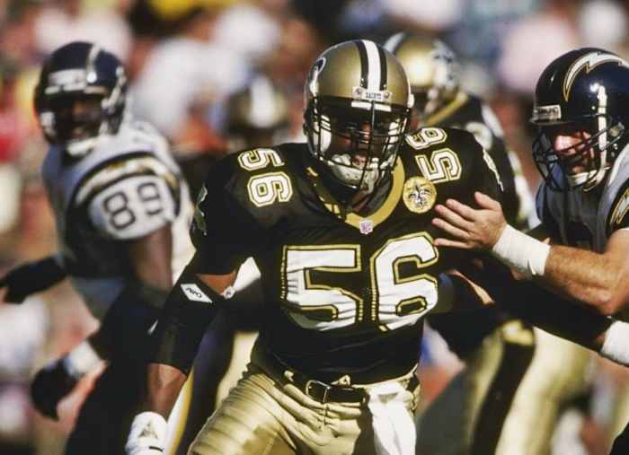 Former New Orleans Saints LB Pat Swilling. CREDIT: Saints Hall of Fame